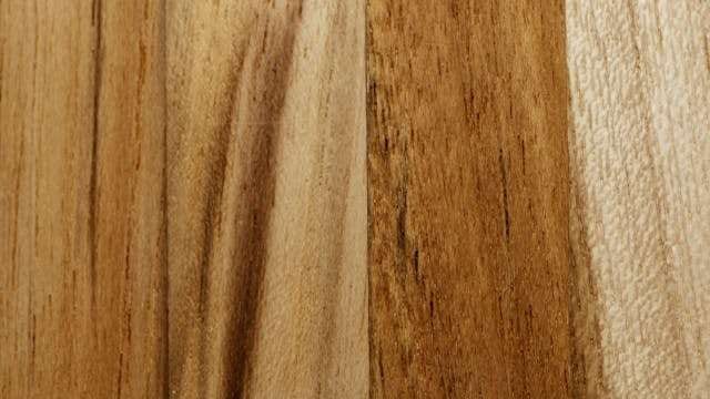 Close-up of wood planks showing grain in honey, brown and pale tones.