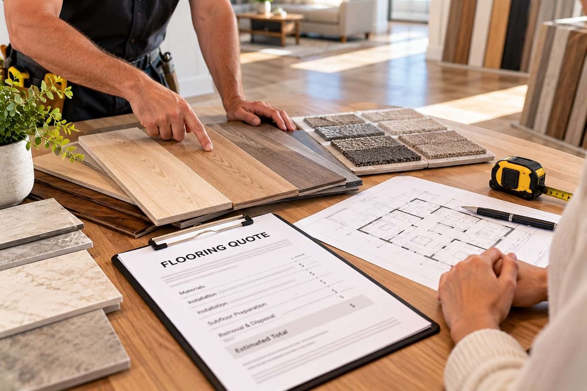 Flooring quote Edmonton
