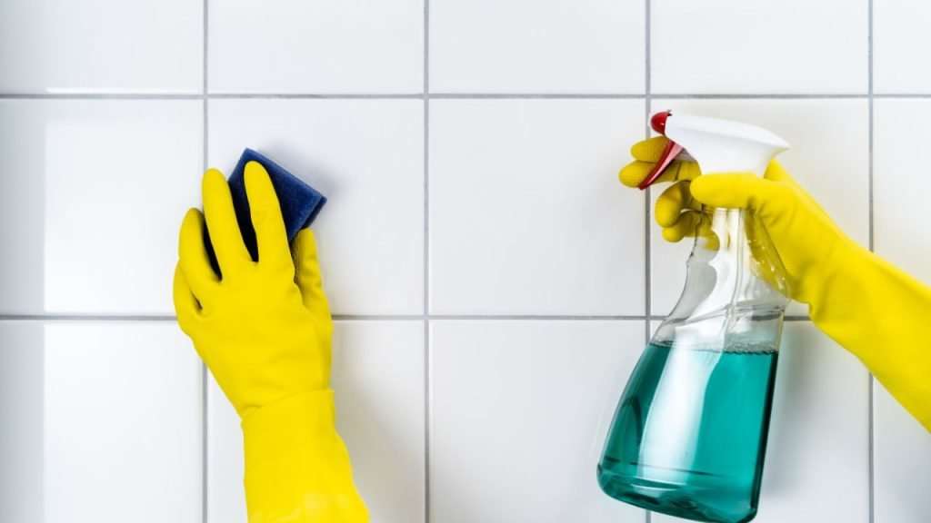 How often should you clean floor tile grout?